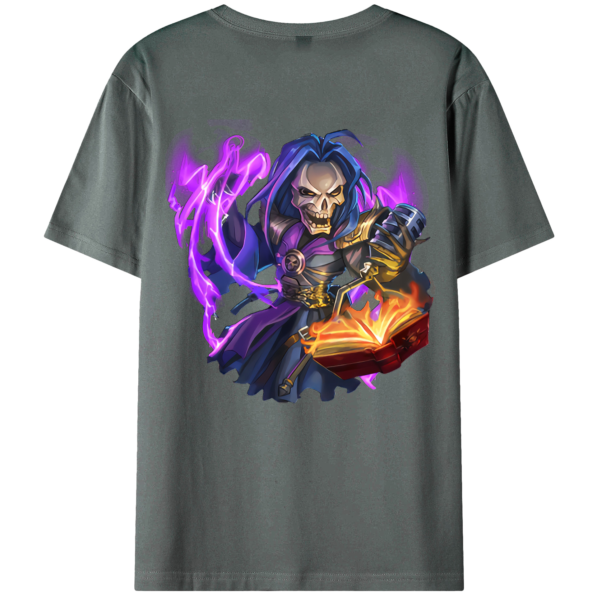 （画像用） リーグ・オブ・レジェンド League of Legends LOL 綿100％ メンズ半袖Tシャツ（バックプリント） 通気性
